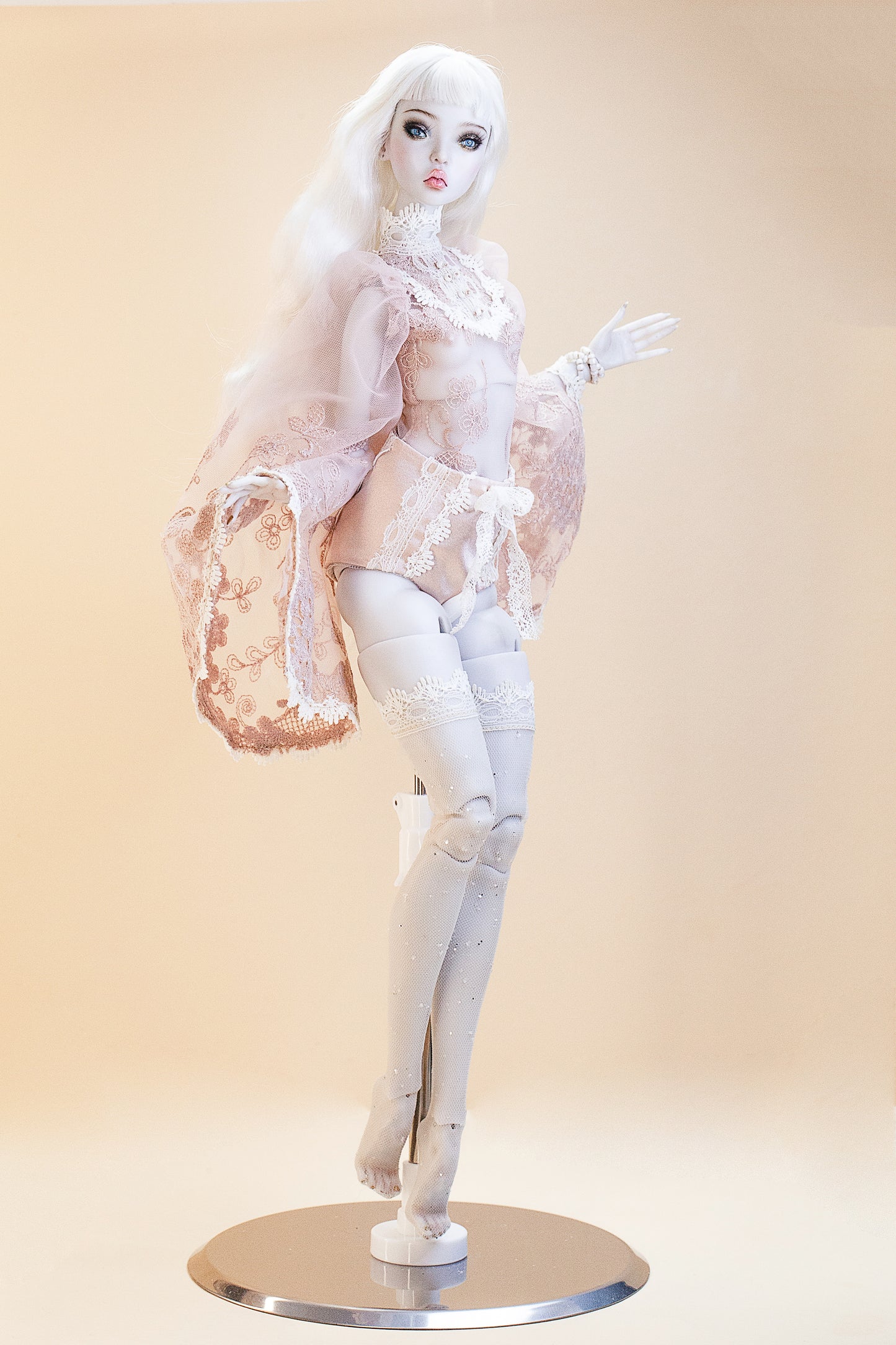 PDF Digital Pattern Body with ballon sleeves  for Popovy sisters VENUS 1/4  BJD  fashion dolls + Video Tutorial