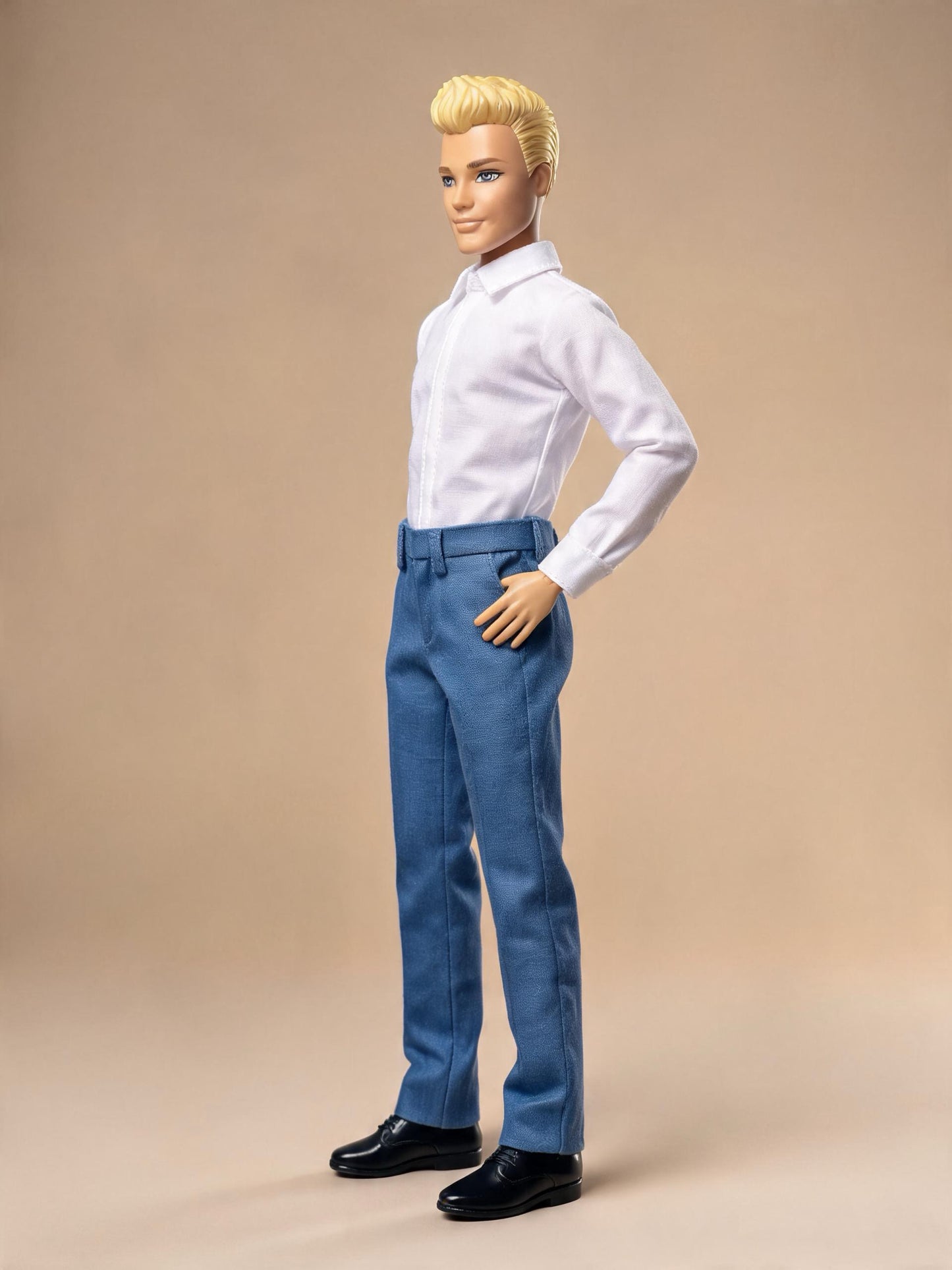 PDF Digital Pattern slim fit trousers pants for male MTM dolls  + Video Tutorial