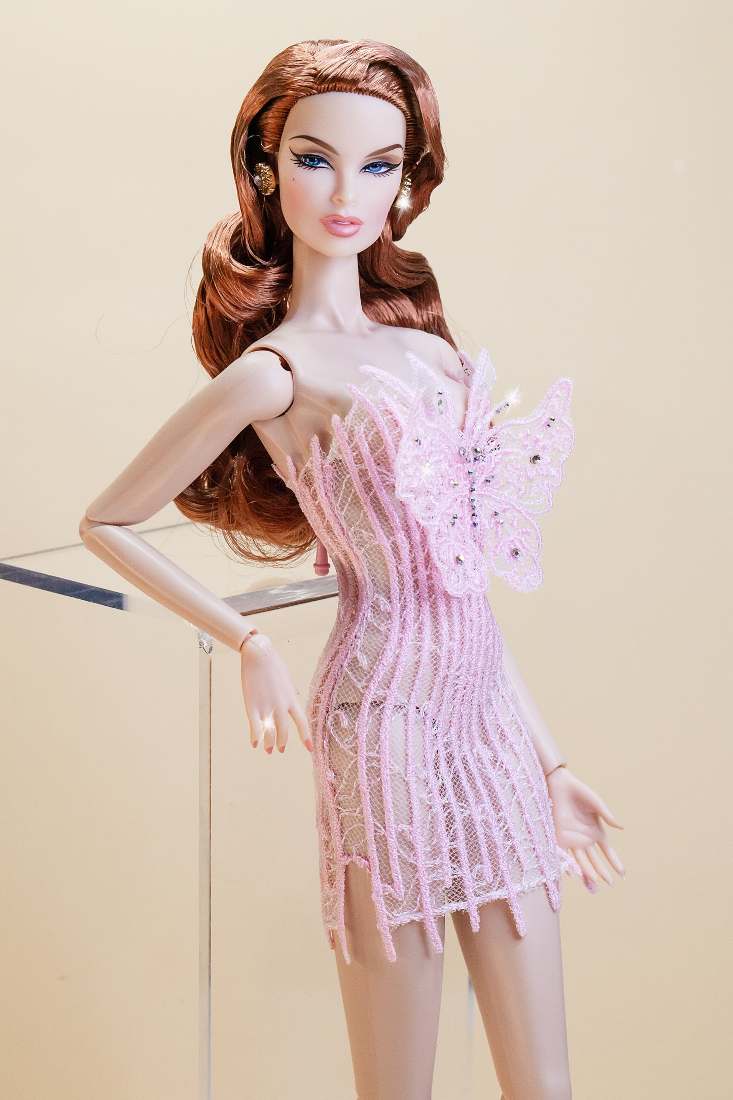 Elegantes Etui Kleid für Integrity Toys Fashion Dolls – Fashion Royalty, Nu face, Poppy Parker Fashion dolls (Maßstab 1:6)