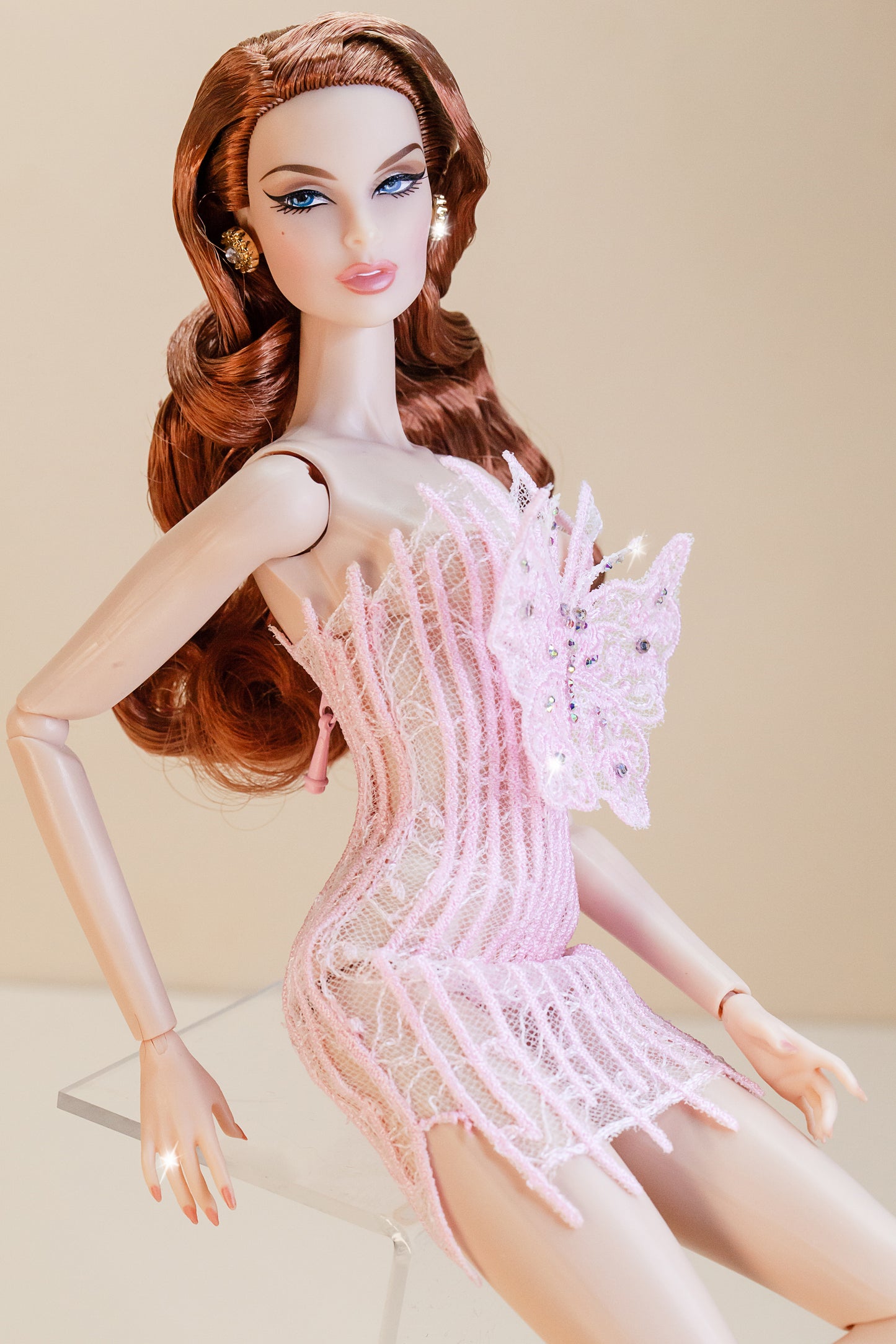 Elegantes Etui Kleid für Integrity Toys Fashion Dolls – Fashion Royalty, Nu face, Poppy Parker Fashion dolls (Maßstab 1:6)