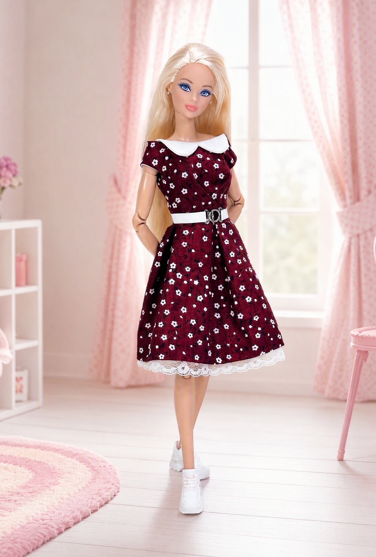 PDF Digital Pattern Romantic dress for BB doll + video tutorial