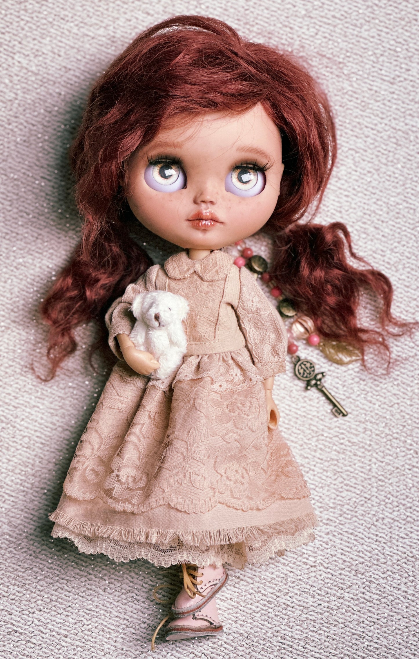PDF Digital Pattern vintage dress for BB MTM, Curvy and Blythe dolls. + Sewing Tutorial