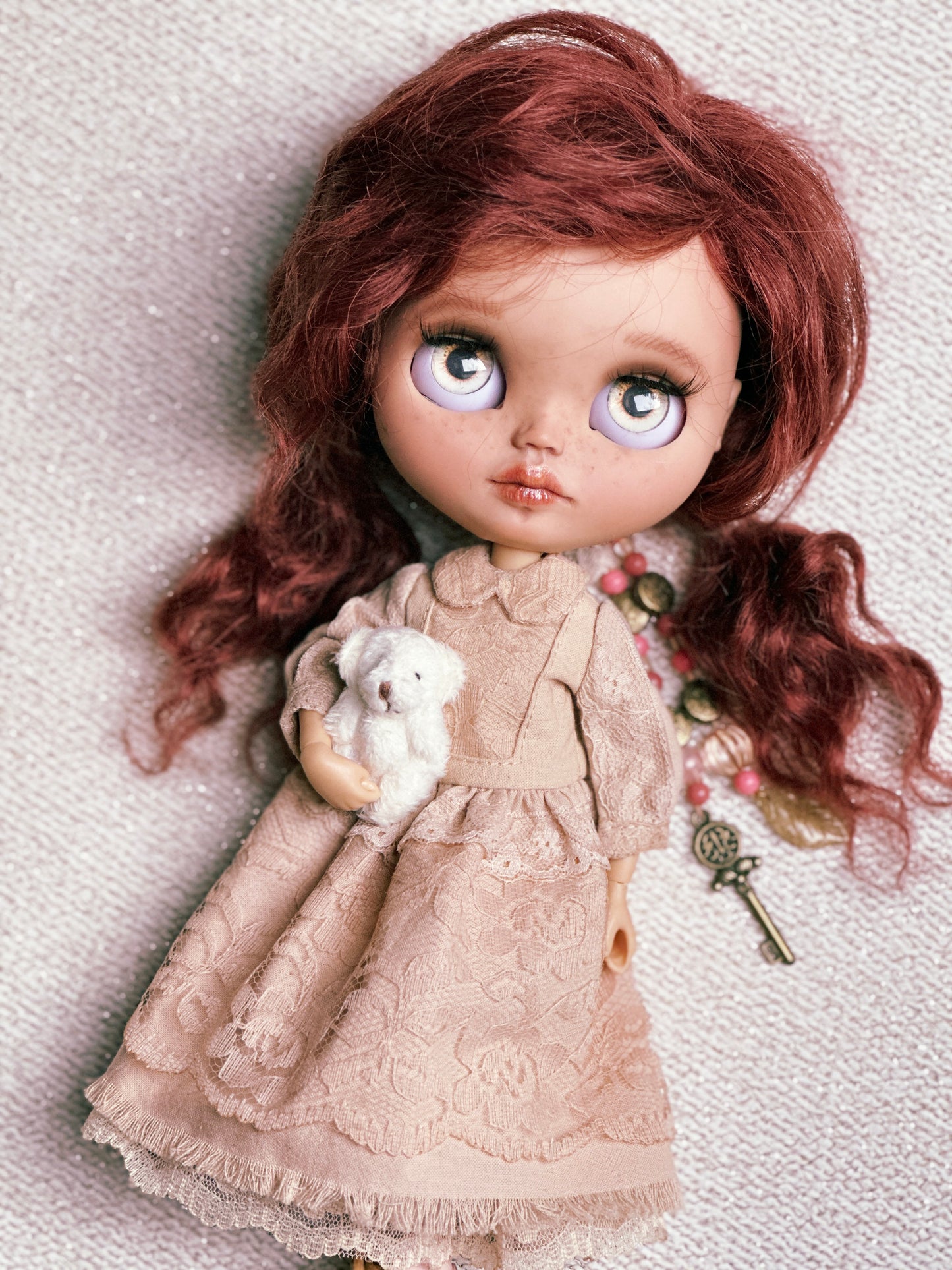 PDF Digital Pattern vintage dress for BB MTM, Curvy and Blythe dolls. + Sewing Tutorial