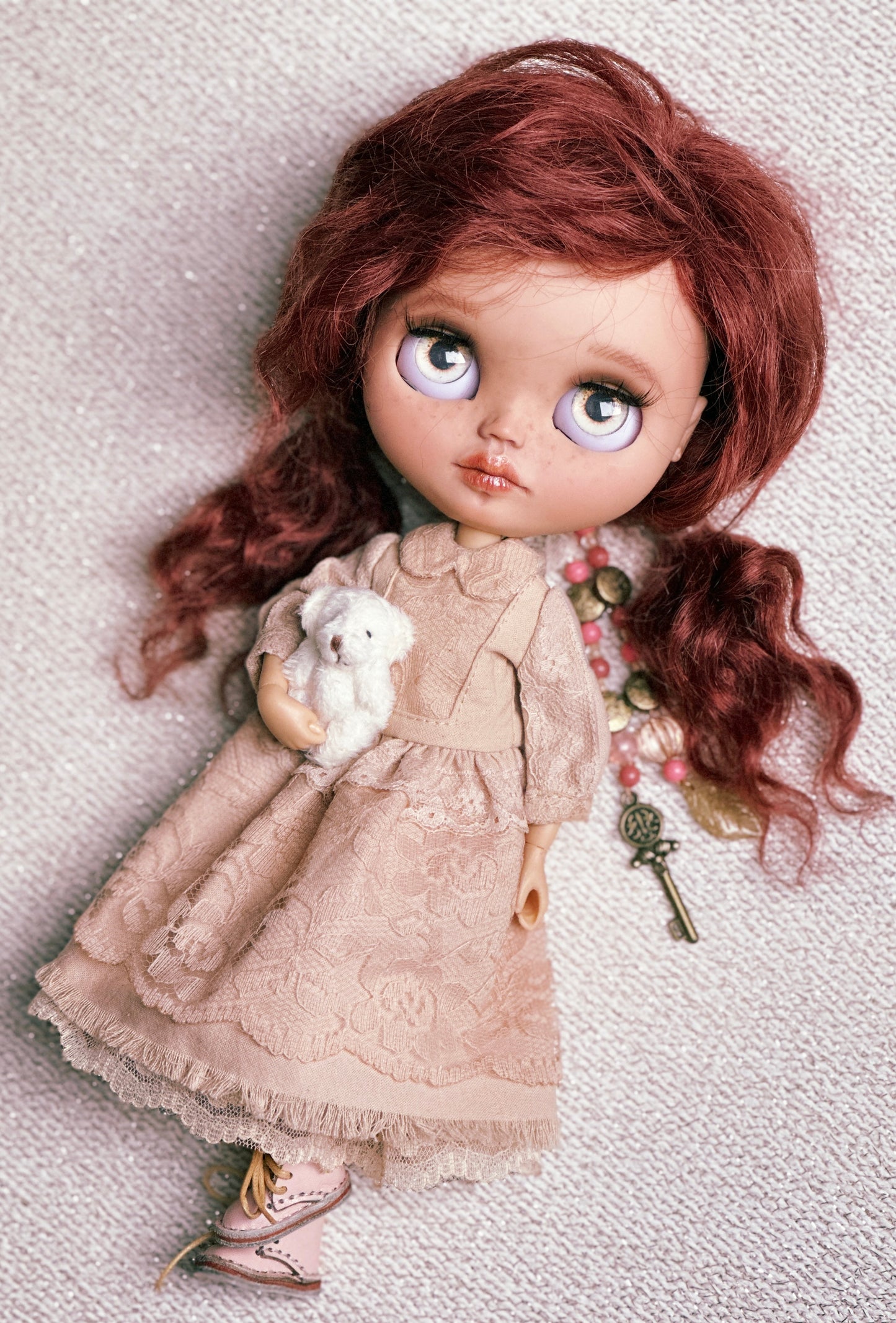 PDF Digital Pattern vintage dress for BB MTM, Curvy and Blythe dolls. + Sewing Tutorial