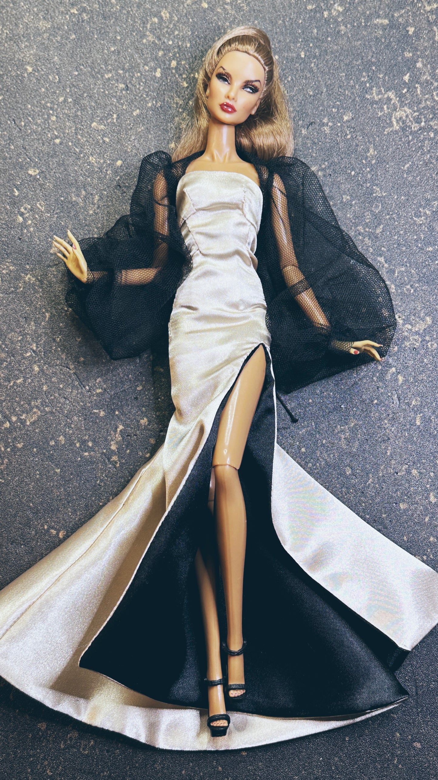 PDF Digital Pattern Airy bolero with ballon sleeves for Popovy sisters,  1/4  BJD  and 1/6 fashion dolls, Integrity toys  + Video Tutorial