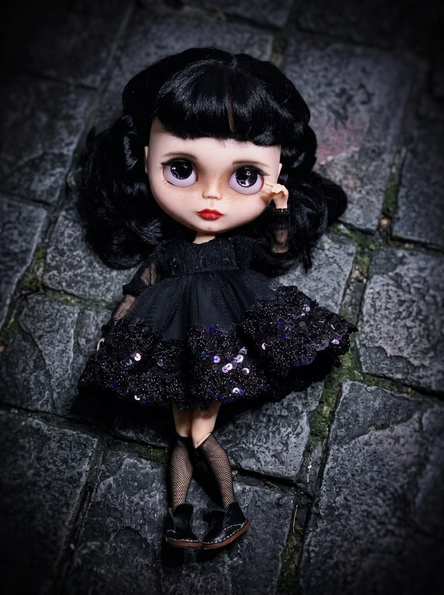 PDF Digital Pattern baby doll dress für Blythe doll. Youtube VIDEO.