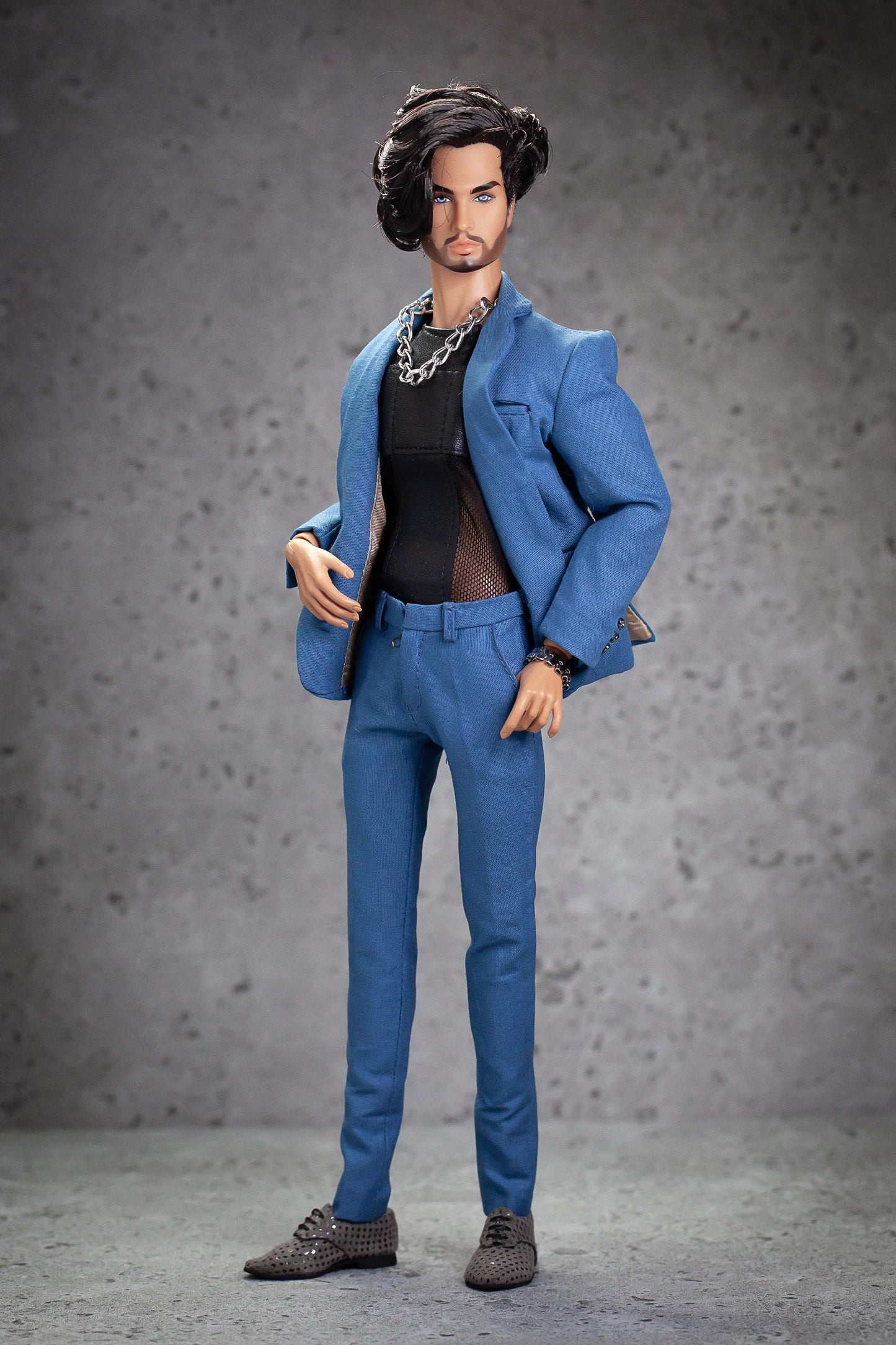PDF Digital Pattern slim fit trousers +chino pants for male FR HOMME Monarch doll Integrity toys.