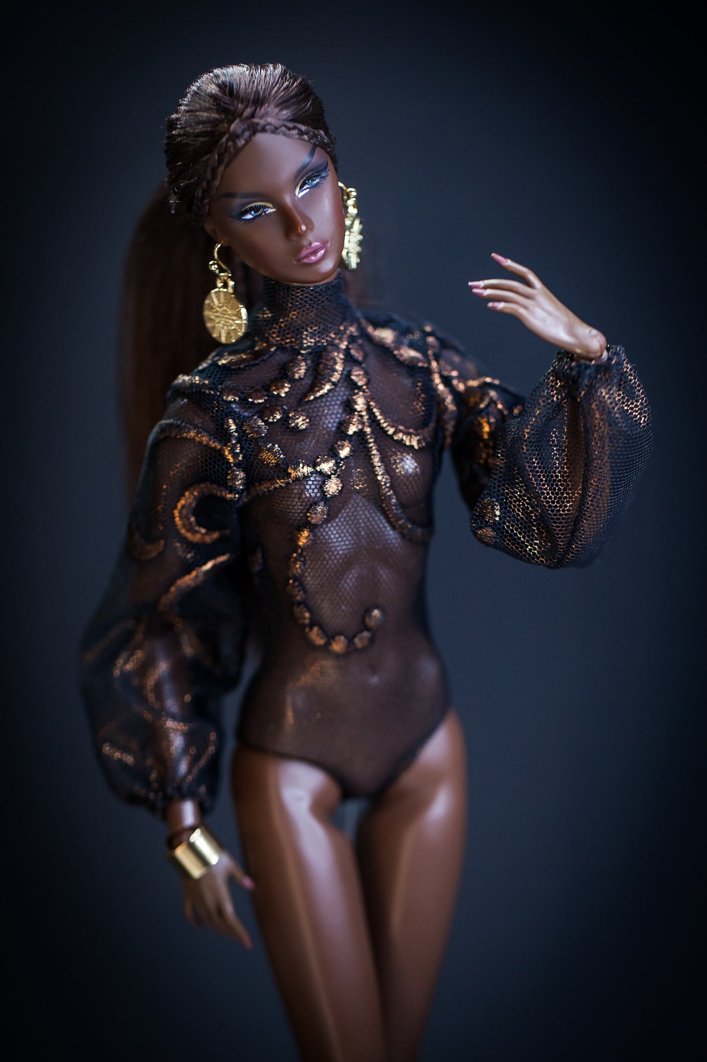 Body Miniskirt Shoes Black for Integrity Toys Poppy Parker Fashion Royalty Nu Face