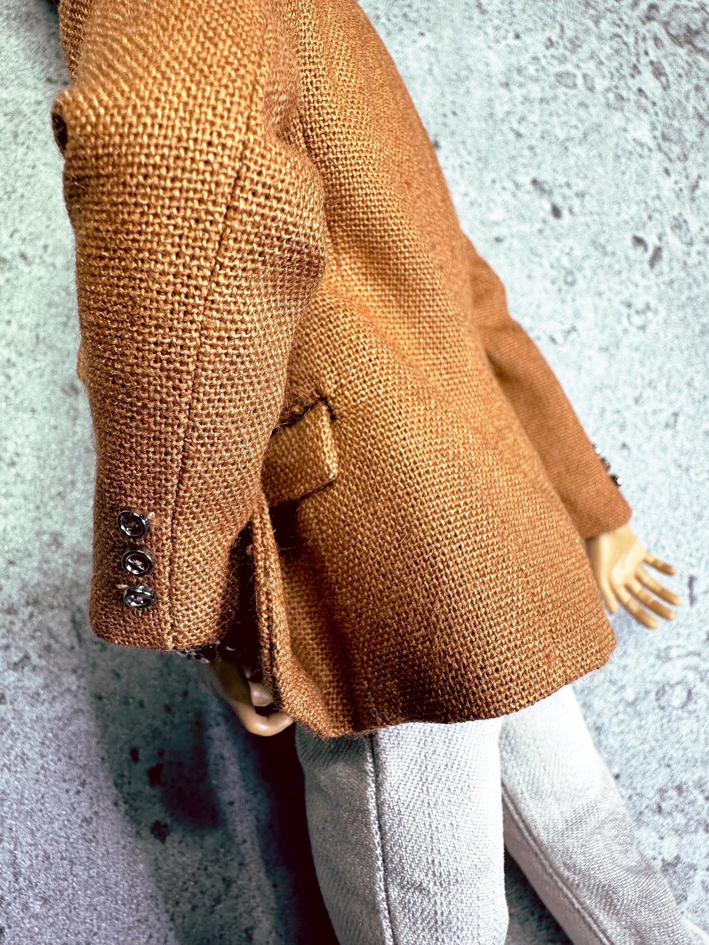 PDF Digital Pattern slim fit jacket coat for male FR HOMME Monarch doll Integrity toys. Video tutorial.