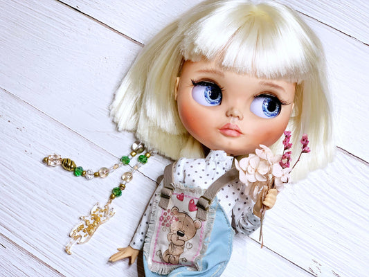 Blythe Outfit: Overalls and Shirt for Dolls. Clothes for 30 cm Dolls