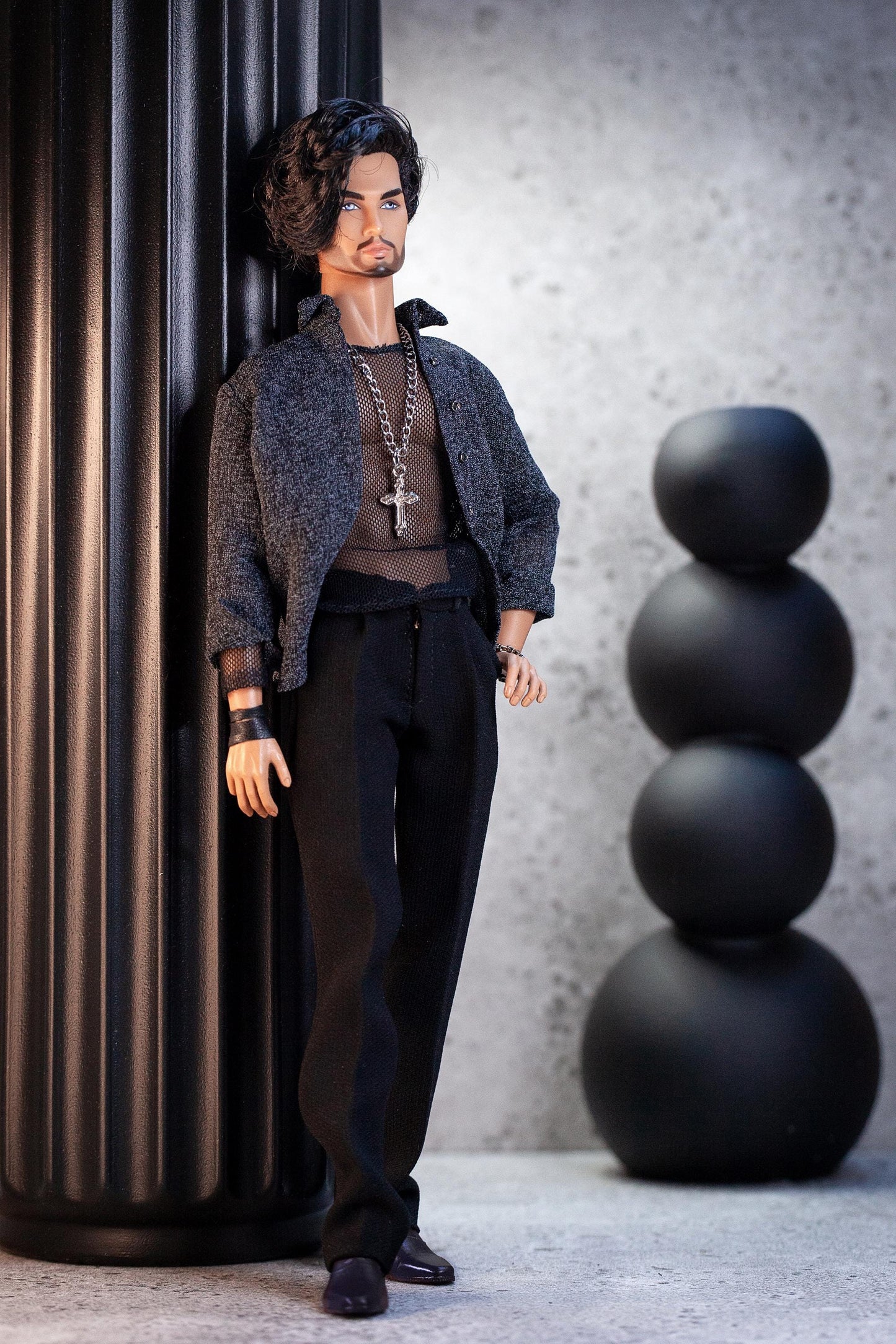 PDF Digital Pattern pleated trousers pants for male FR HOMME doll Integrity toys.