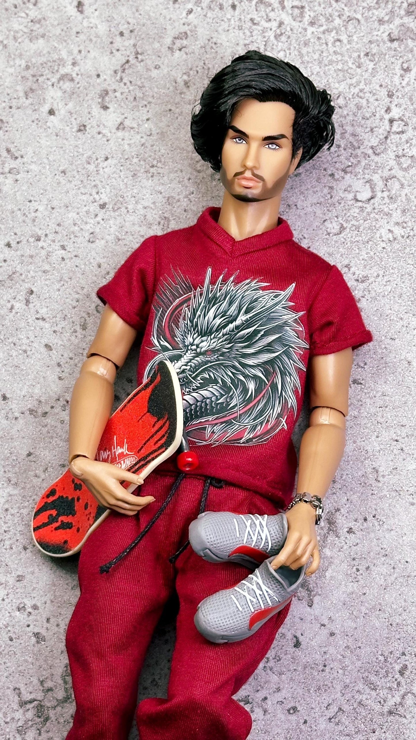 PDF Digital Pattern T-shirt for male FR HOMME dolls Integrity toys. Video tutorial.