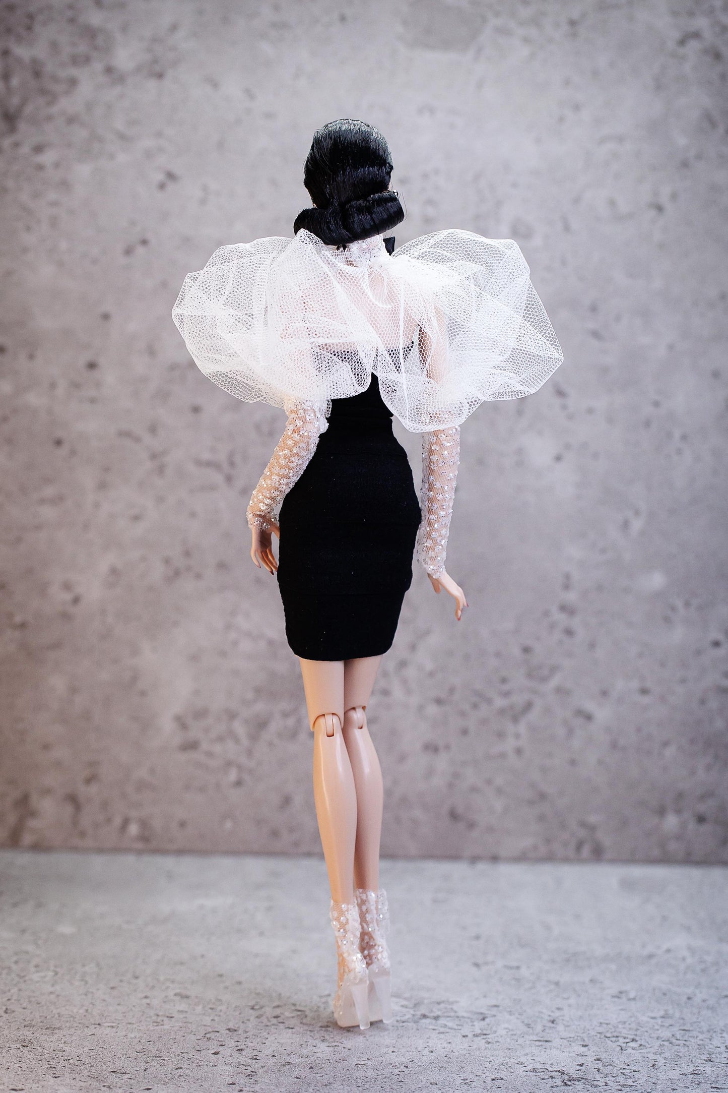 PDF Digital Pattern airy sleeves blouse for BB &amp; Integrity toys dolls. VIDEO tutorial.