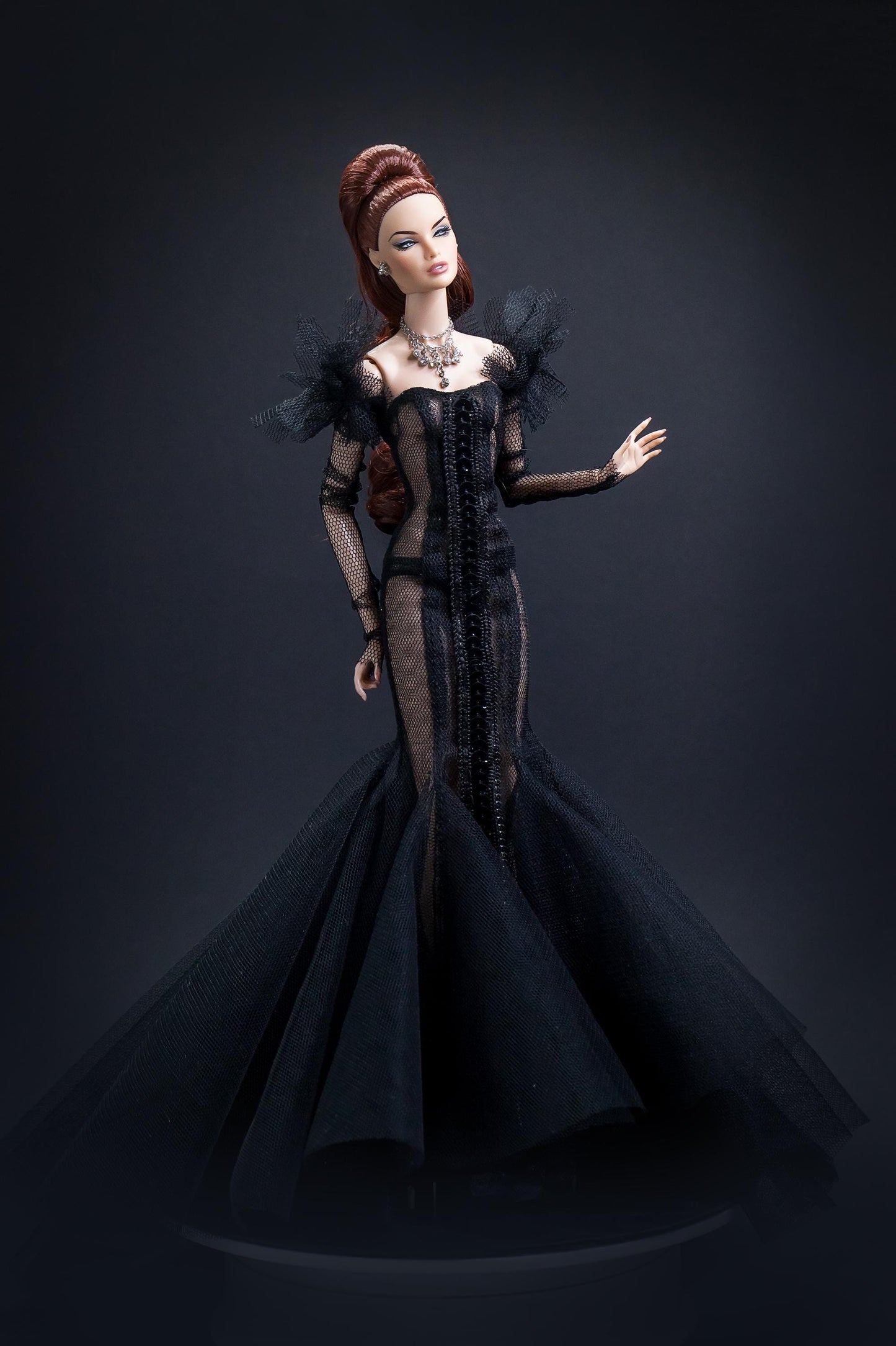 Fishtail dress, wedding dress for Integrity Toys 12-inch fashion dolls. Limited Edition!