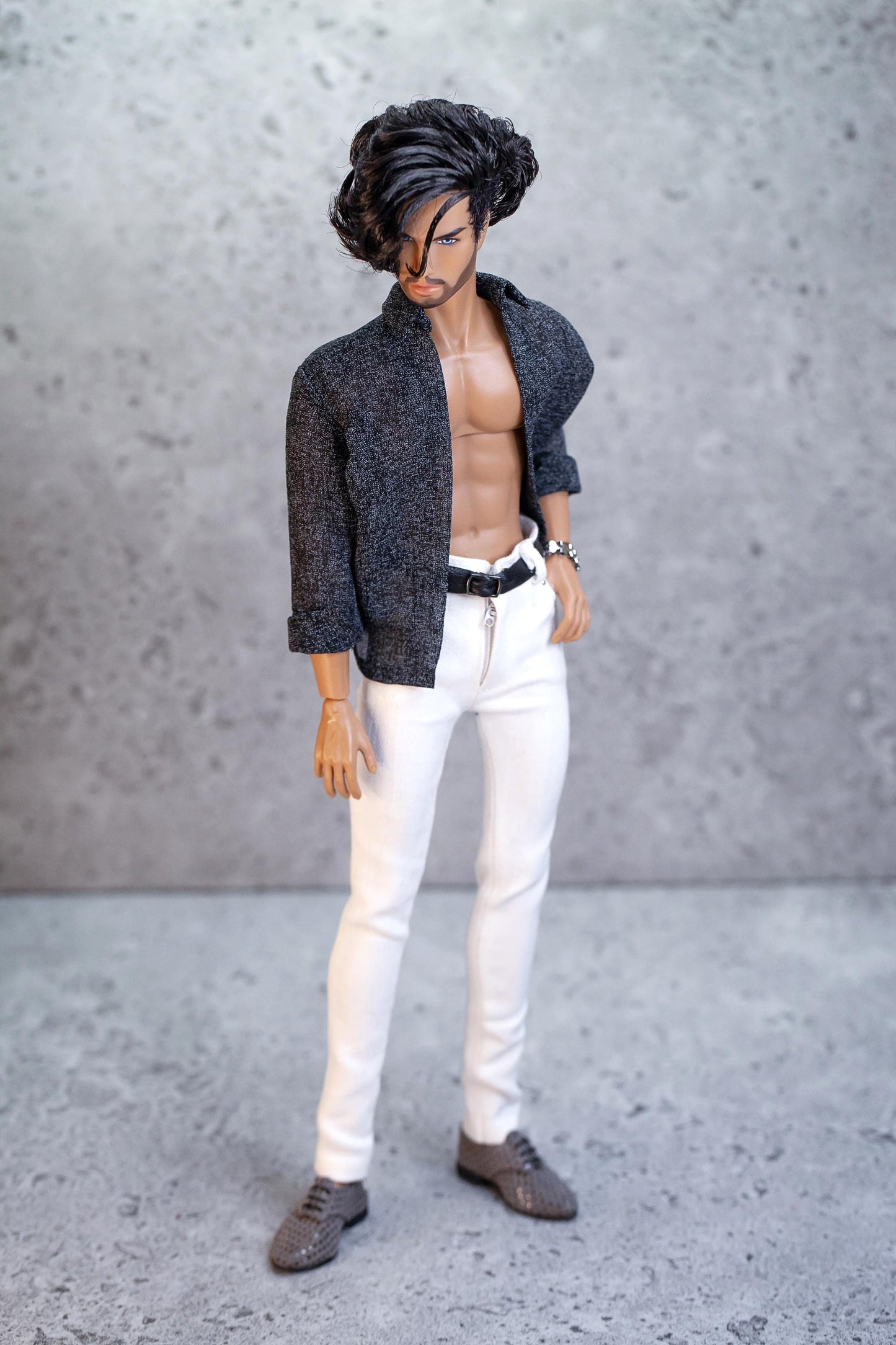 PDF Digital Pattern casual shirt for male FR HOMME Monarch doll Integrity toys.