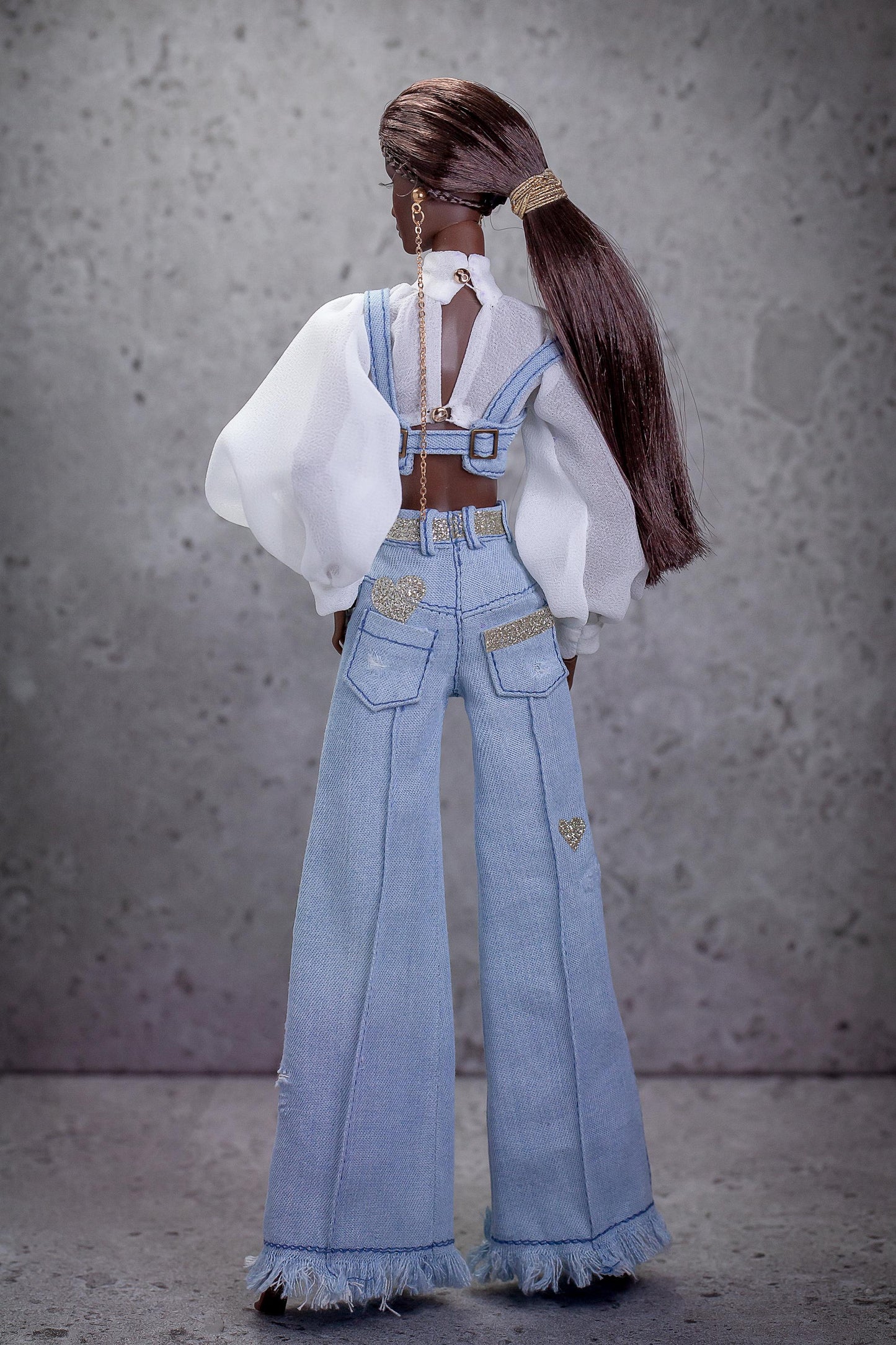 PDF Digital Pattern bolero blouse and bustier for BB &amp; Integrity toys dolls. + Video tutorial.