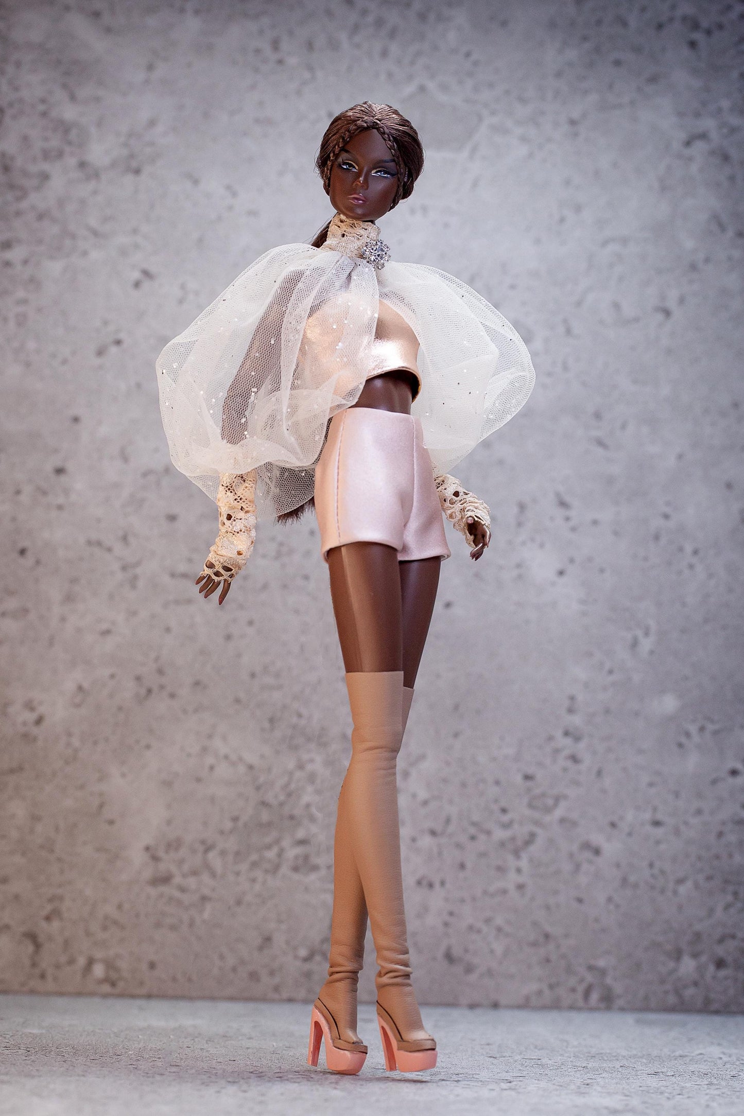 PDF Digital Pattern airy sleeves blouse for BB &amp; Integrity toys dolls. VIDEO tutorial.
