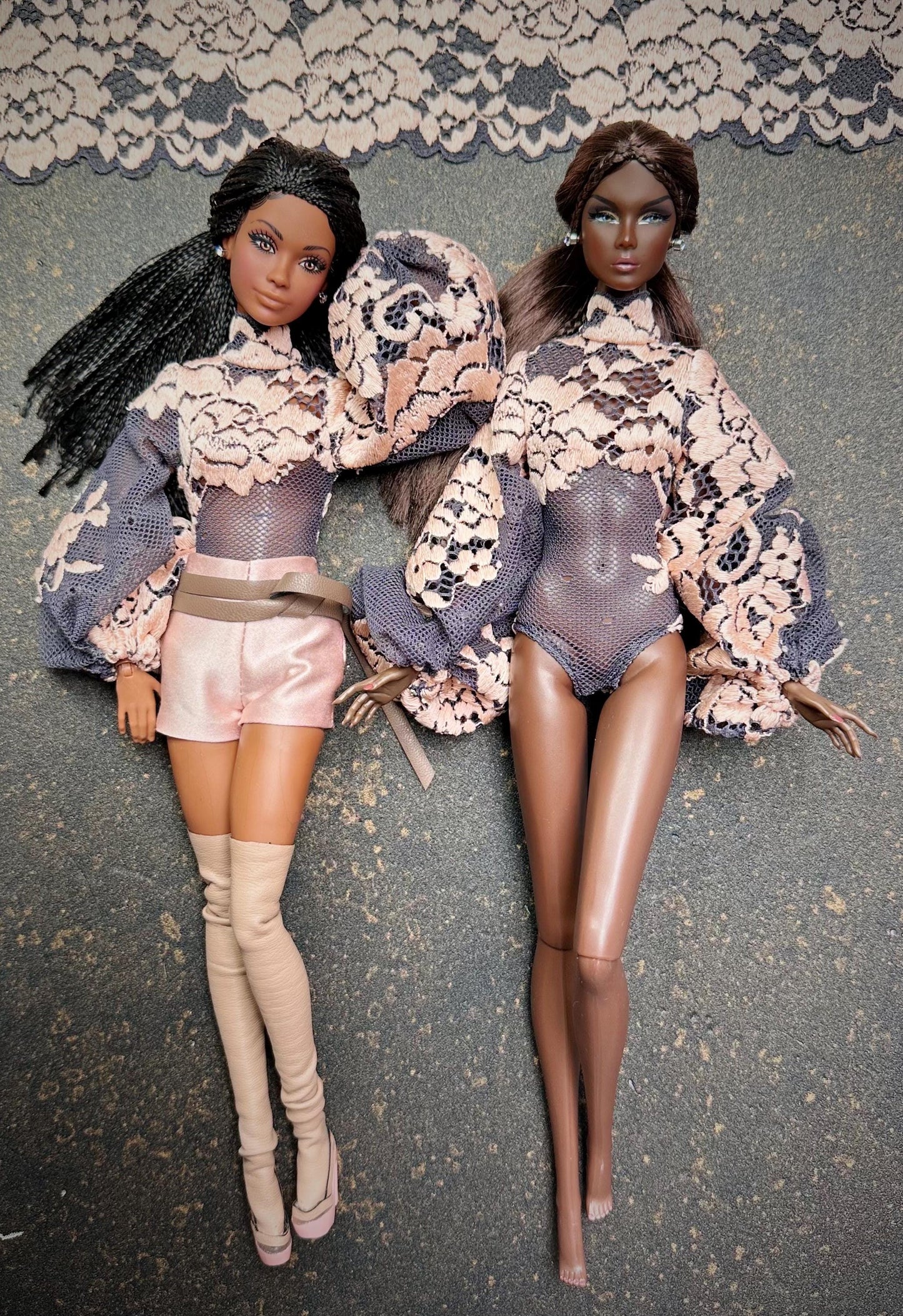 PDF Digital Pattern balloon sleeve body for Fashion Royalty Nu Face BB MTM doll. With video tutorial.