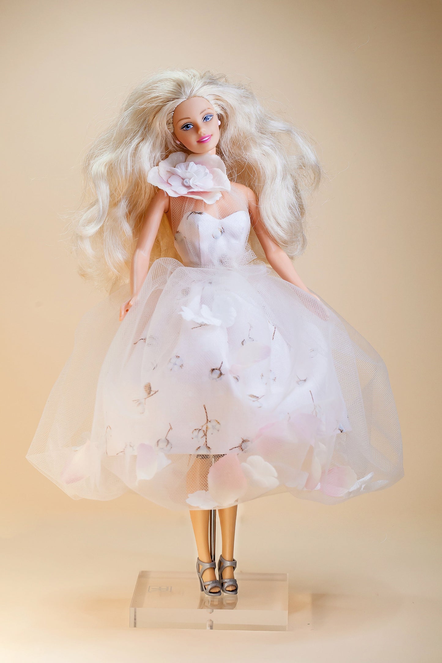 PDF Digital Pattern spring balloon dress for BB &amp; Integrity toys dolls. VIDEO tutorial.