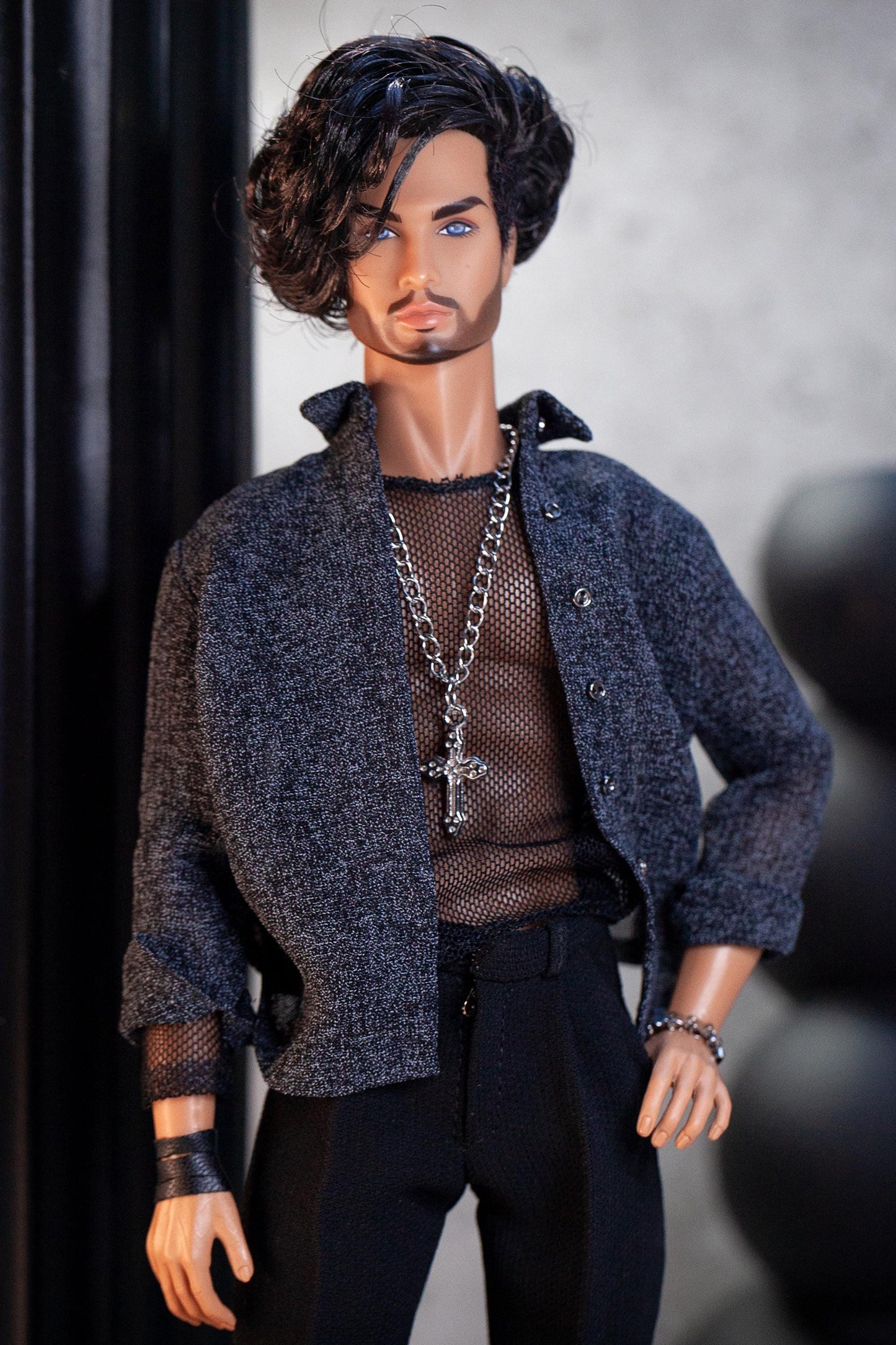 PDF Digital Pattern pleated trousers pants for male FR HOMME doll Integrity toys.