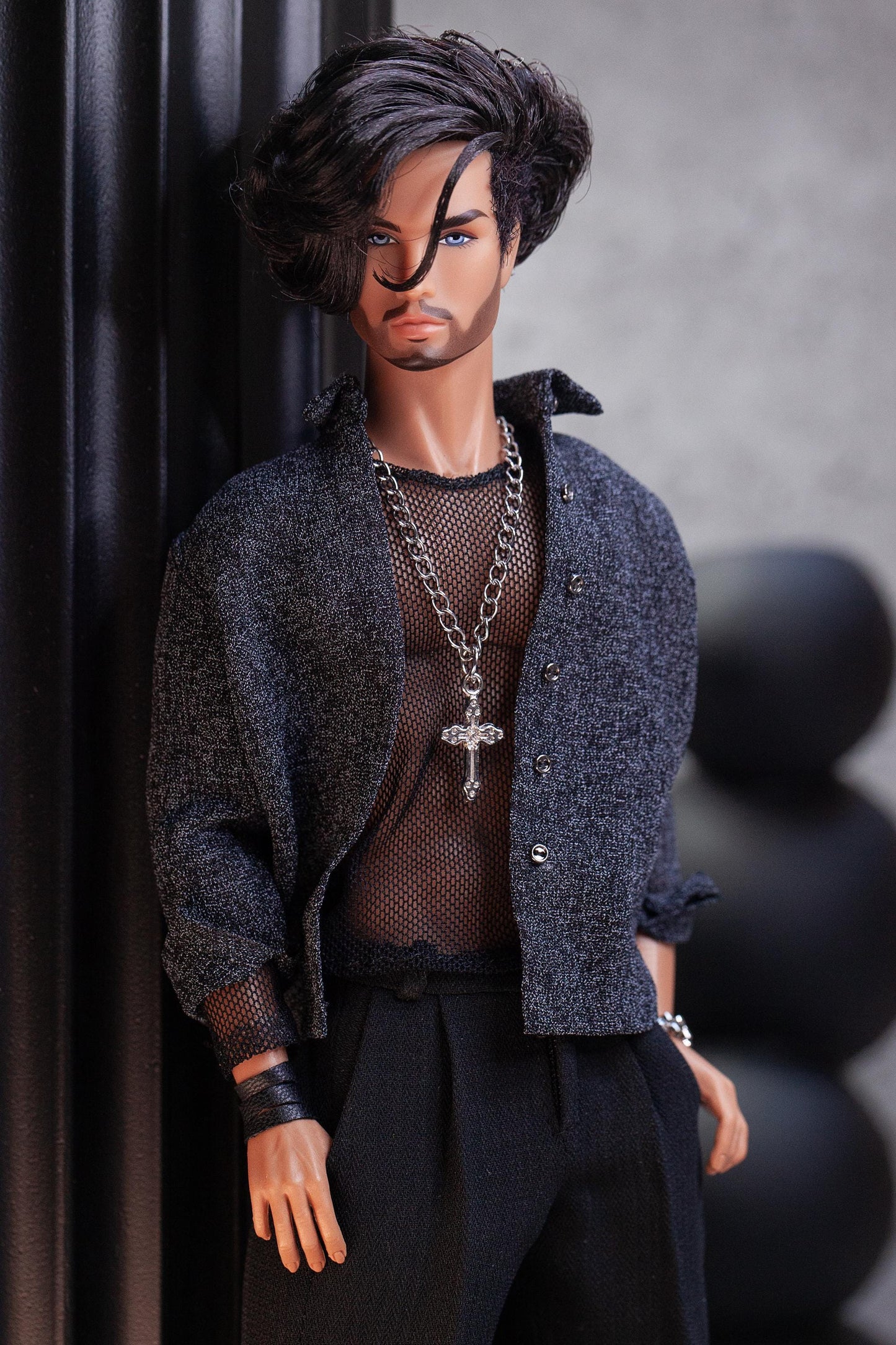 PDF Digital Pattern wide pleated trousers pants for male FR HOMME doll Integrity toys.
