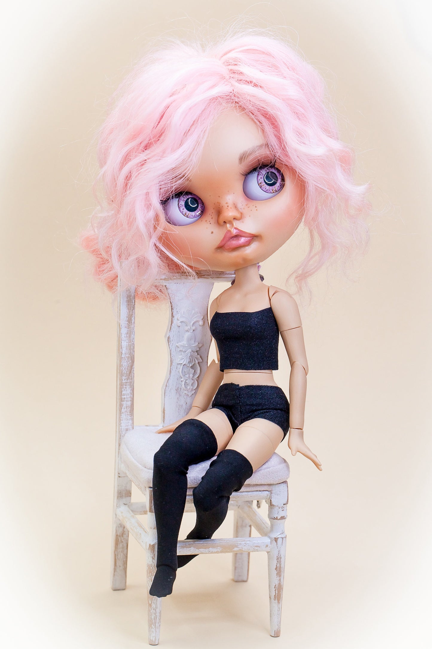 PDF Digital Pattern stockings, panties &amp; top underwear for Blythe doll. YouTube VIDEO.