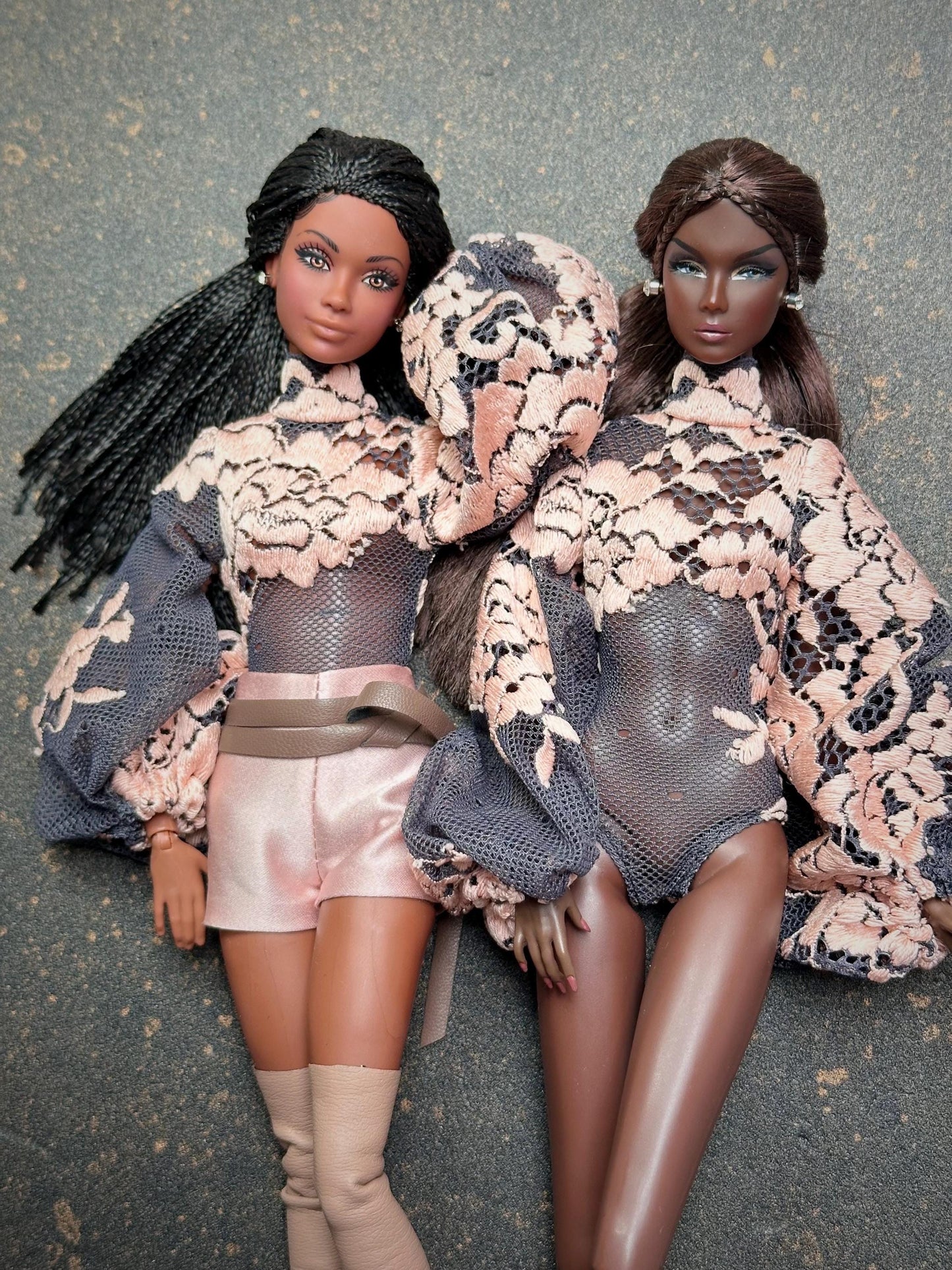 PDF Digital Pattern balloon sleeve body for Fashion Royalty Nu Face BB MTM doll. With video tutorial.