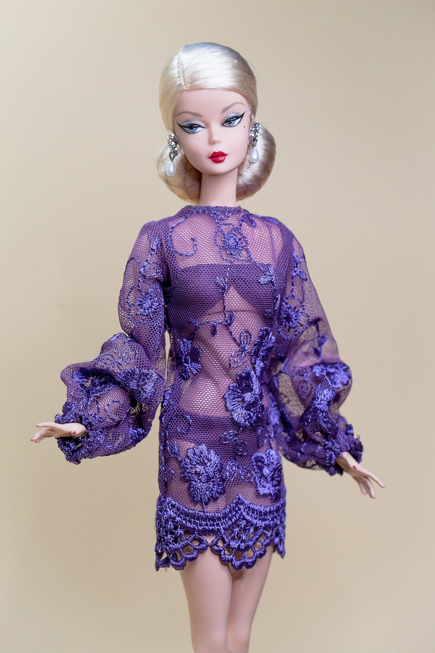 PDF Digital Pattern balloon sleeve dress for BB silk. Youtube VIDEO.