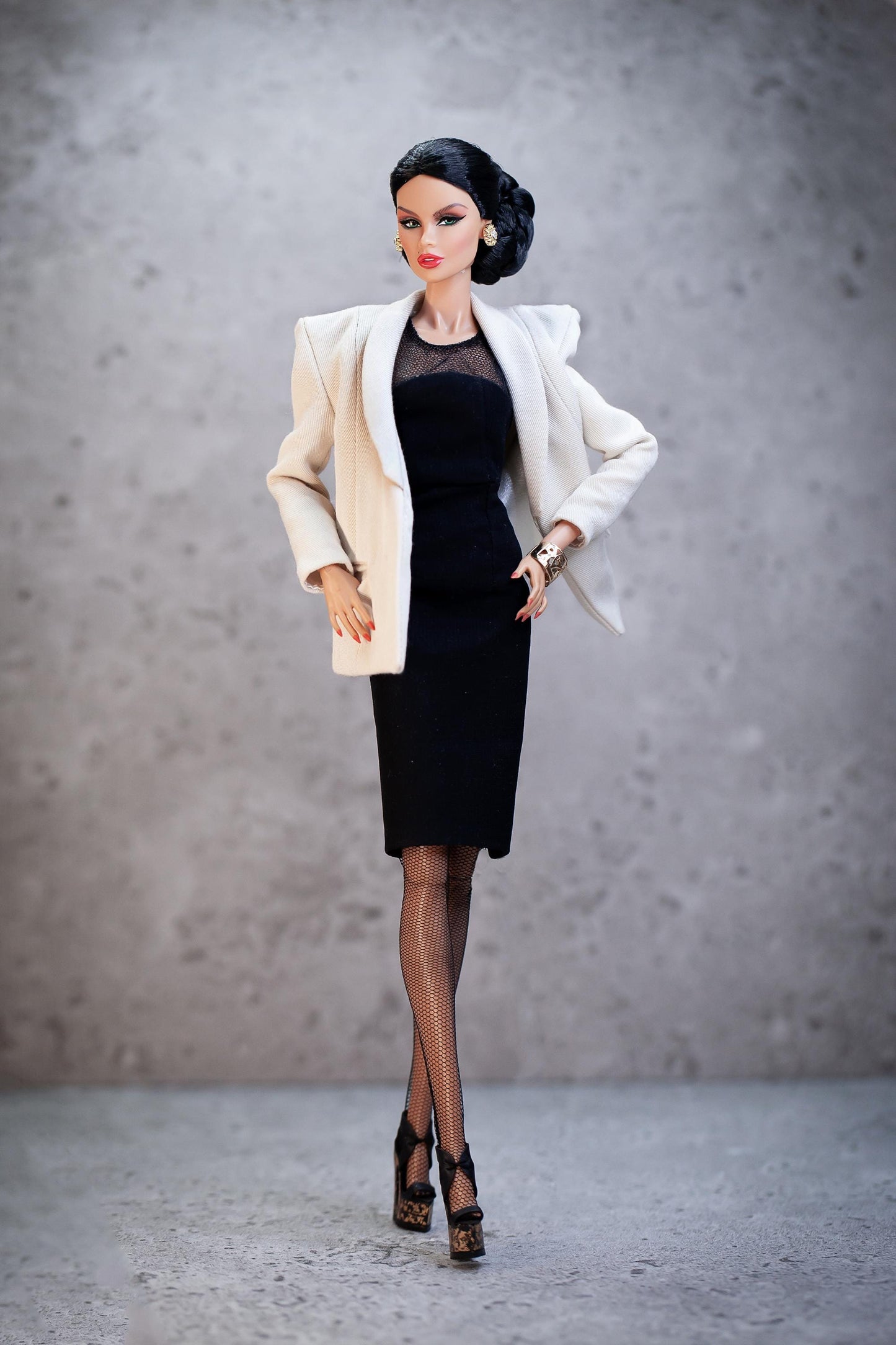 PDF Digital Pattern oversize blazer Fashion Royalty Nu Face Poppy Parker BBMTM dolls Integrity toys. + VIDEO