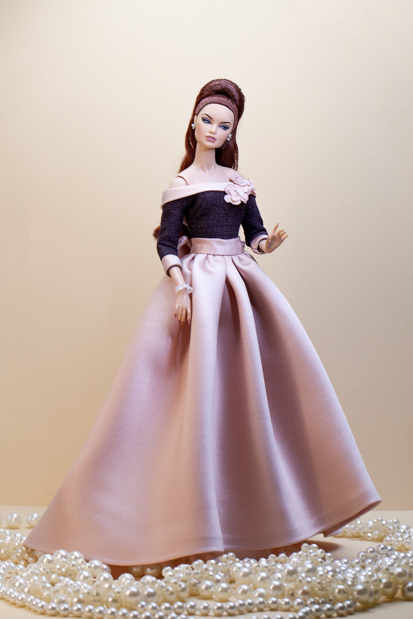Ball gown for Integrity toys Fashion Royalty Nu Face Poppy Parker 12 inch fashion dolls.