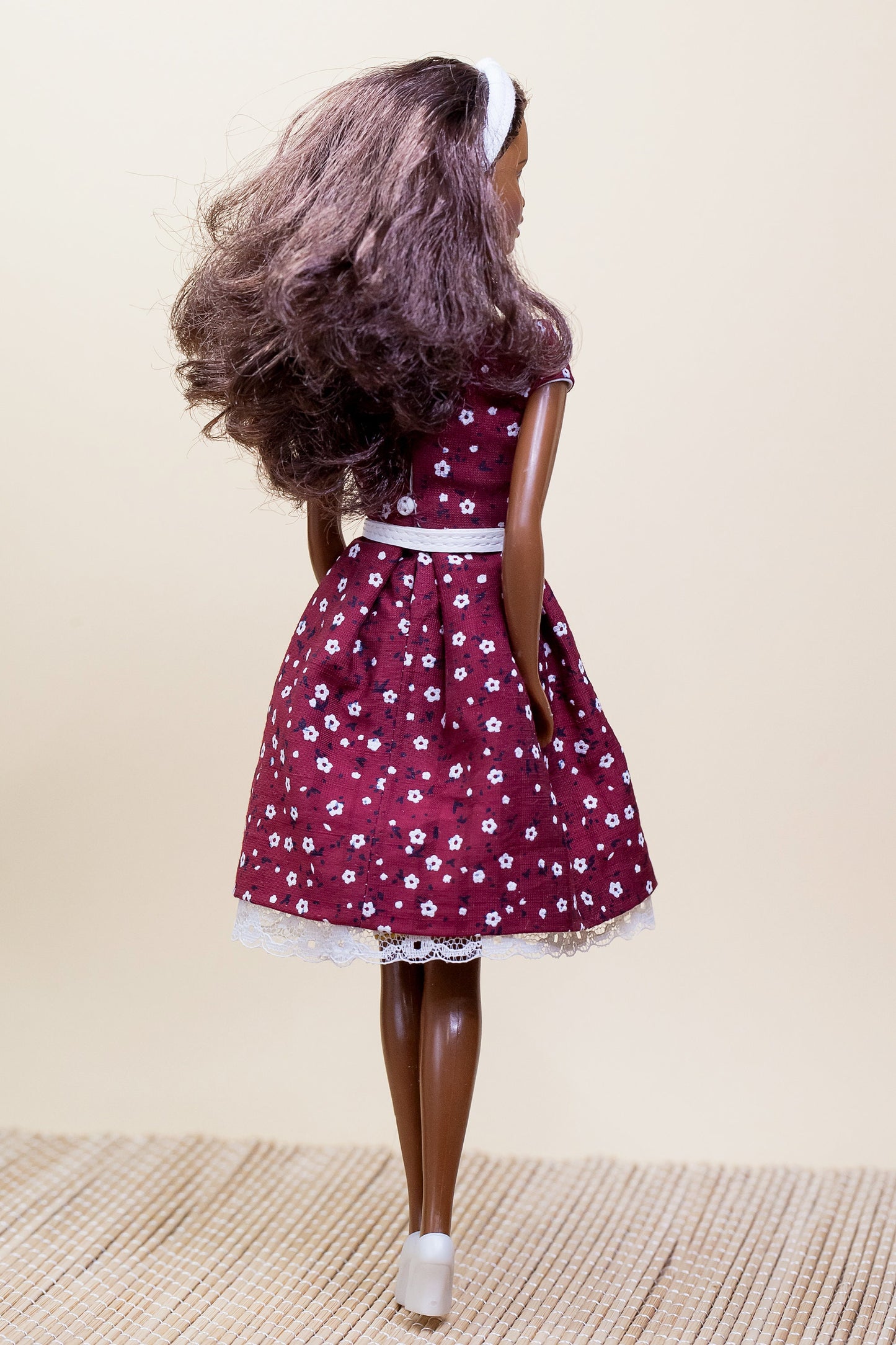 PDF Digital Pattern Romantic dress for BB doll + video tutorial