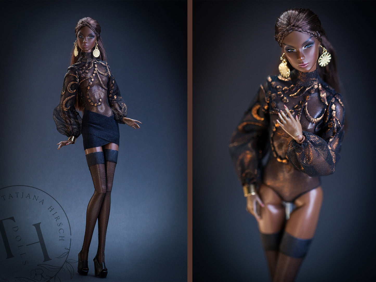 Body Miniskirt Shoes Black for Integrity Toys Poppy Parker Fashion Royalty Nu Face