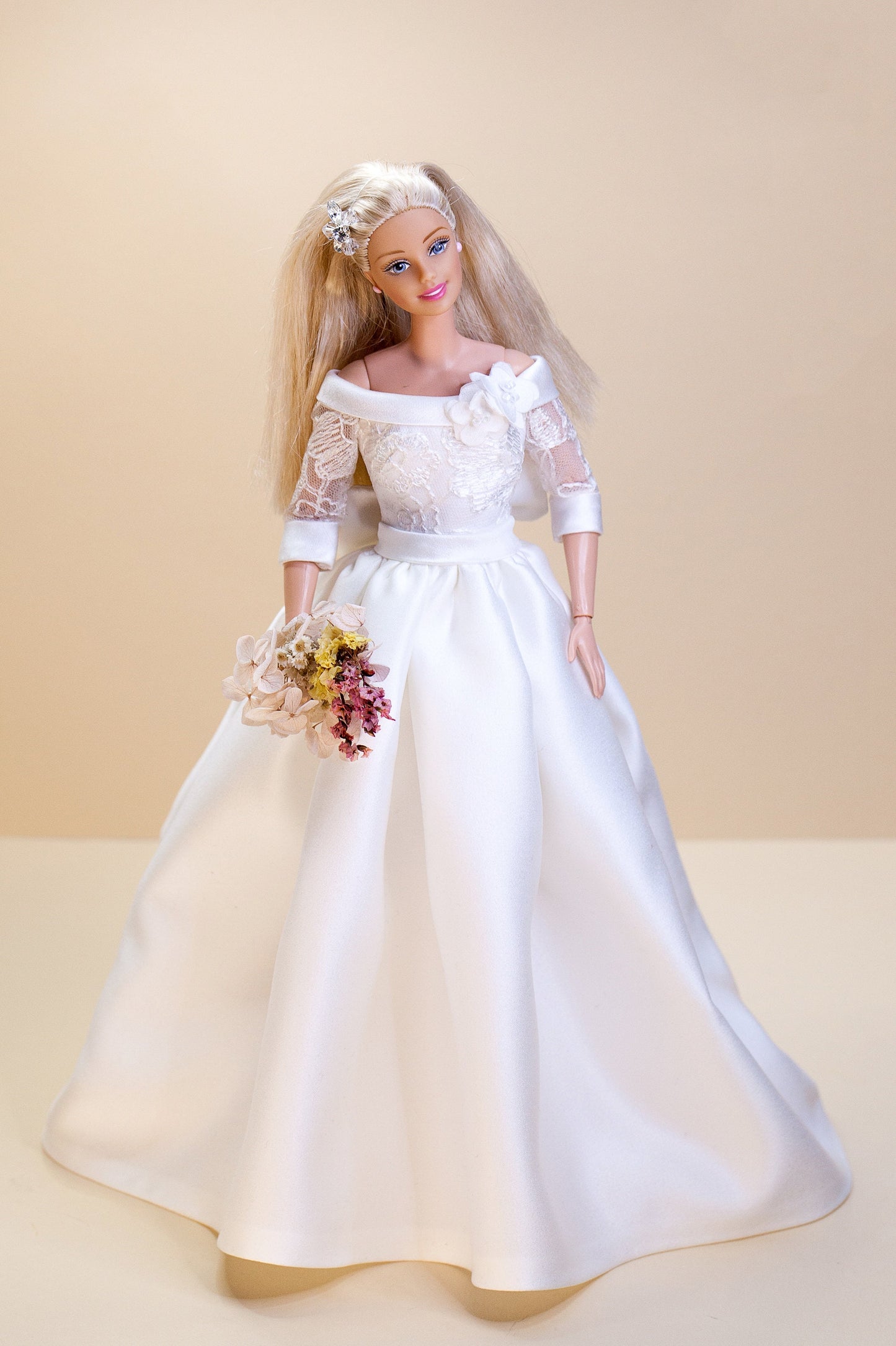 Wedding dress for Integrity toys Fashion Royalty Nu Face Poppy Parker 12 inch fashion dolls.