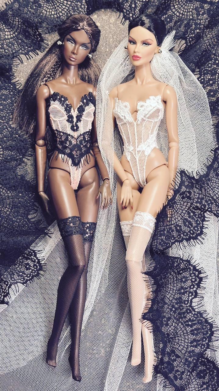 PDF Digital Pattern stockings for Fashion Royalty, Nu face, Poppy Parker / Integrity toys/ and BBMTM dolls. + Tutorial